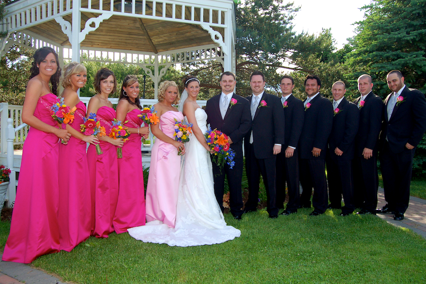 wedding bridal party