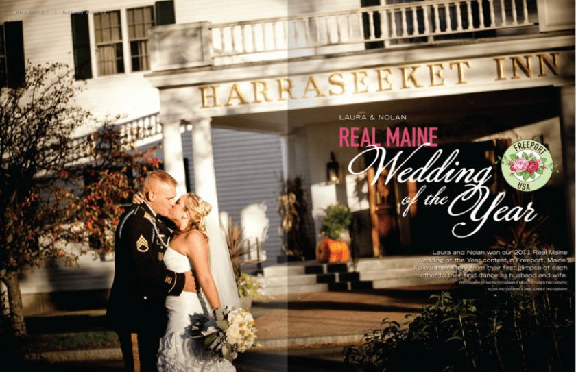 Real Maine Wedding of the Year in Freeport Maine