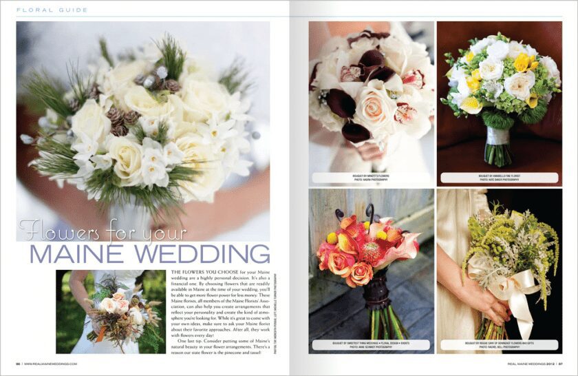 Maine wedding flowers