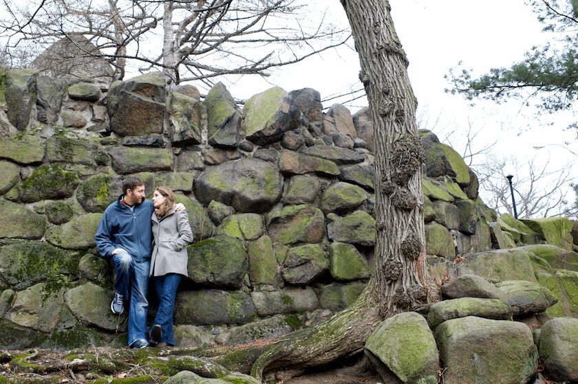 Boston engagement session Maine wedding photographer