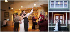 wedding reception at Maine winery