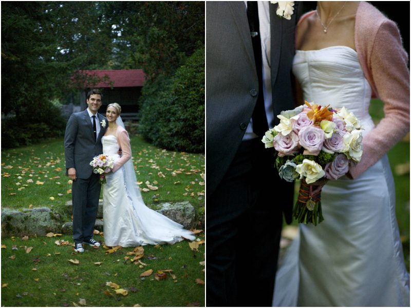 Fall bridal portraits in Maine