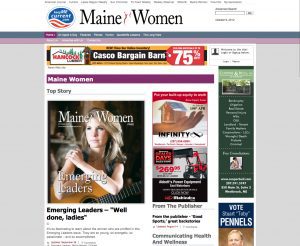 Maine wedding photographer featured in women's magazine