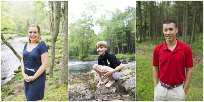 Maine portraits in the woods