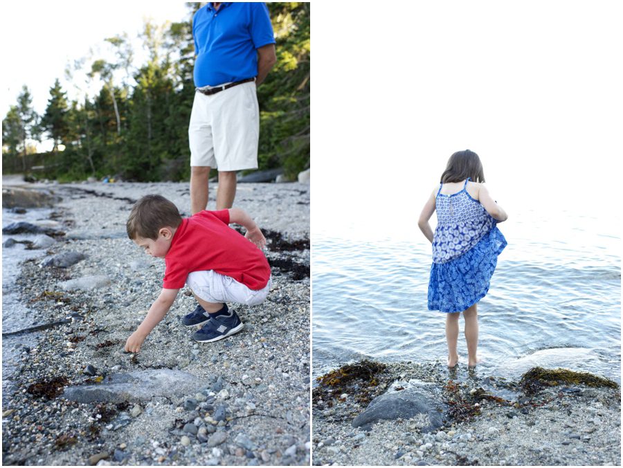 beach family portraits in Maine