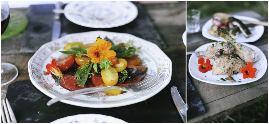 Heirloom tomato salad from The Lost Kitchen