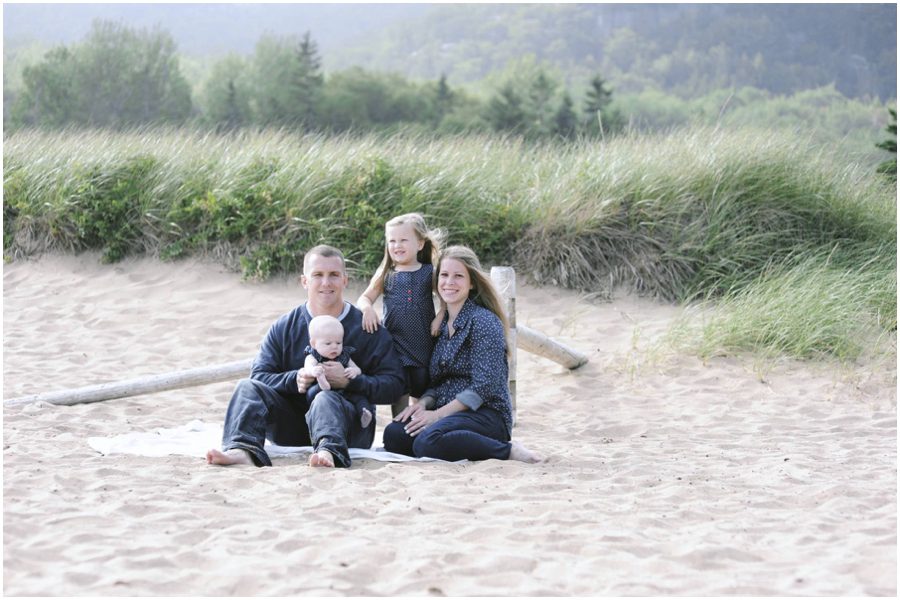 family portraits in Acadia National Park Sand Beach