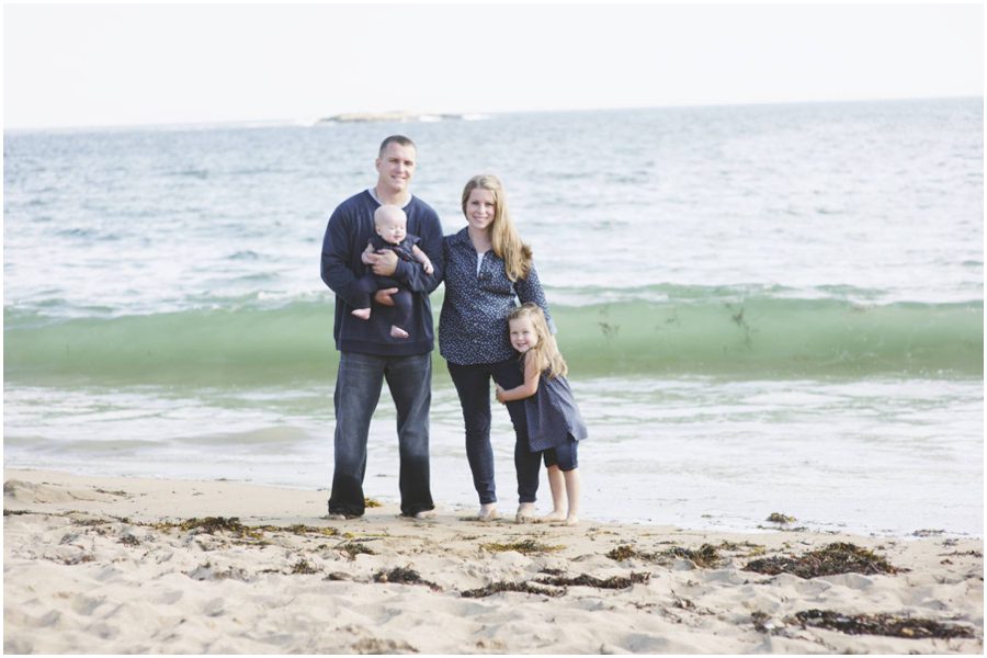 family portraits in Acadia National Park Sand Beach