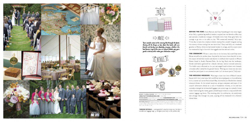 Asticou Inn wedding published in WellWed