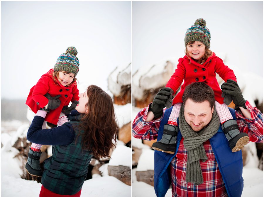 Christmas tree farm family photos by Danielle Brady Photography