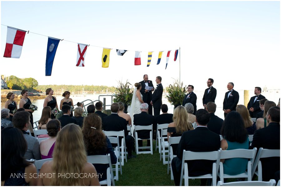 Camden Yacht Club Maine wedding