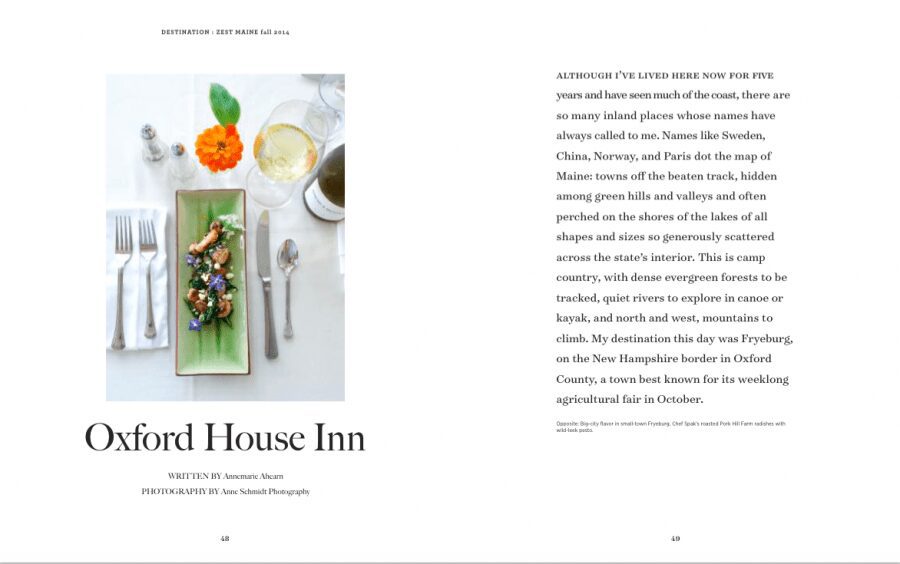 Oxford House Inn food photography by Anne Schmidt Photography