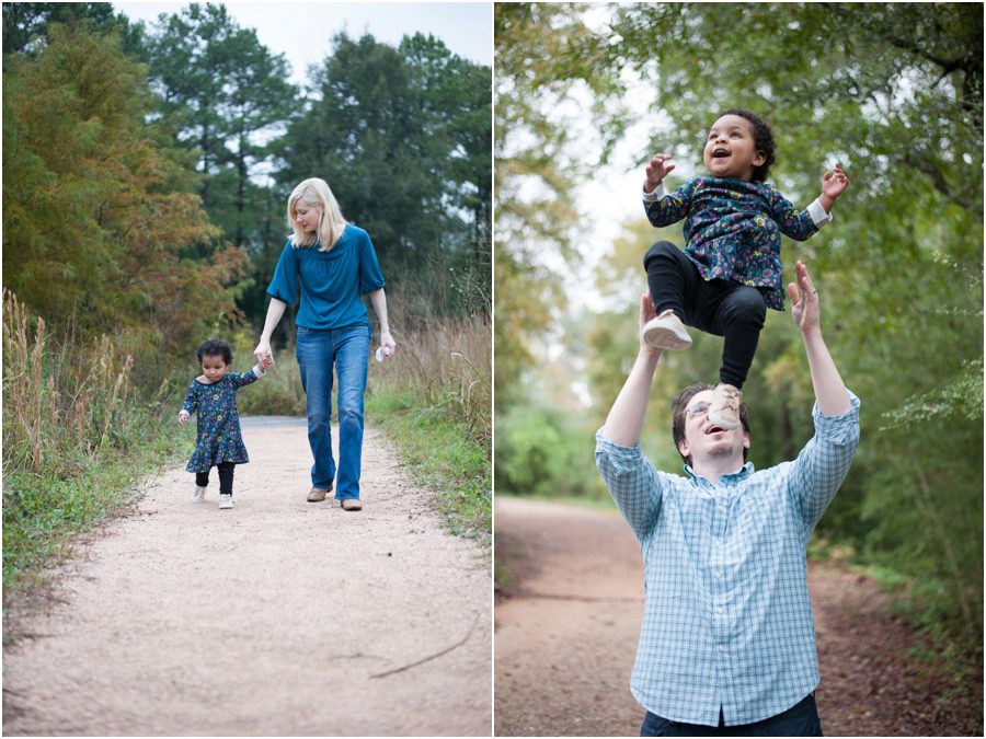 Houston Arboretum family portrait photographer